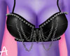 A| Latex Goth Bra