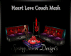 Love Heart Couch Mesh
