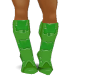 {DS}green shamrock boots