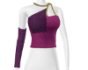Purple & Chain Top