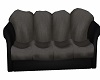 black and grey lux couch