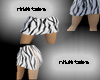mini skirt zebra