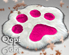 Deep Pink Cat Paw Rugs