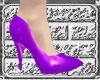 *PVC Purple High Heels