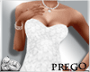 Prego White Wedding Gown