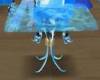 Glass Dolphin End Table