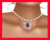 Ruby Teardrop Necklace