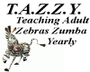 T.A.Z.Z.Y. Sticker