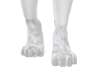 Ultimate White Wolf Feet