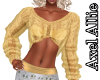 AA Gold Cropped Sweater
