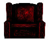 throne red and black