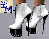 !LM White Boots Cross