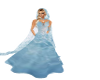 true blue wedding dress