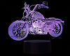 purple bike cutout