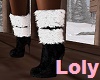 Black christmas boots