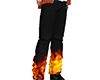 PC Black Jeans Flames il