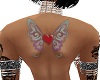 Butterfly/Heart Back Tat