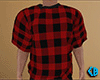 Red Plaid Tee PJ Top M