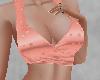 A~ Peach Silk Halter