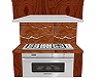 Redwood kitchen stove