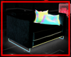 Blk White Poseless Sofa