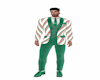 candy cane green suit