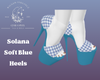 Solana Soft Blue Heels
