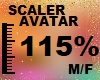 115 % AVATAR SCALER M/F
