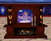 Libra Goddess fireplace