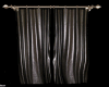 silver black curtain