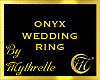ONYX WEDDING RING