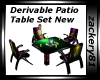Derv Patio Table Set New