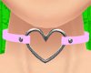 Pastel Pink Heart Choker