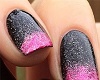 Blk & Purple Glitter