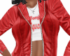 E* RED Leather Jacket