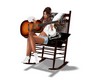 rocking chairs & guitar