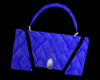 !   BLUE  HAND  PURSE
