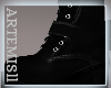 IO-Casual Black Boots