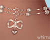 Lace Bow Long Necklace