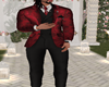 RED FLORA WEDDING TUX