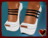 T♥ Sexy White Heels