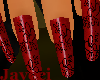 ]J[ RedBlack Nail