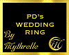 PD'S WEDDING RING