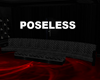 BLACK POSELESS COUCH