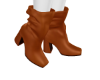 brown long boot fall