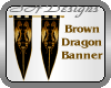 Brown Dragon Banner