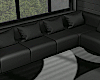 Black L Corner Couch