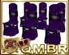 QMBR Purple & Blk Chairs