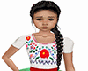 Mexico flowers braid-blk