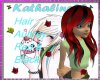 *kat*hair Aubrey red/bla